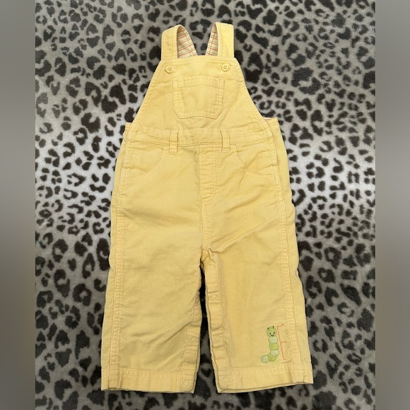 Gymboree Other - Gymboree Corduroy Overalls in Yellow Size 6-12 months